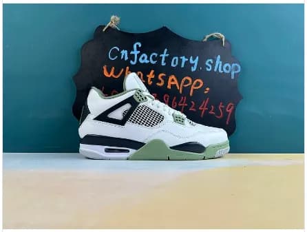 Budget Air Jordan 4  Seafoam