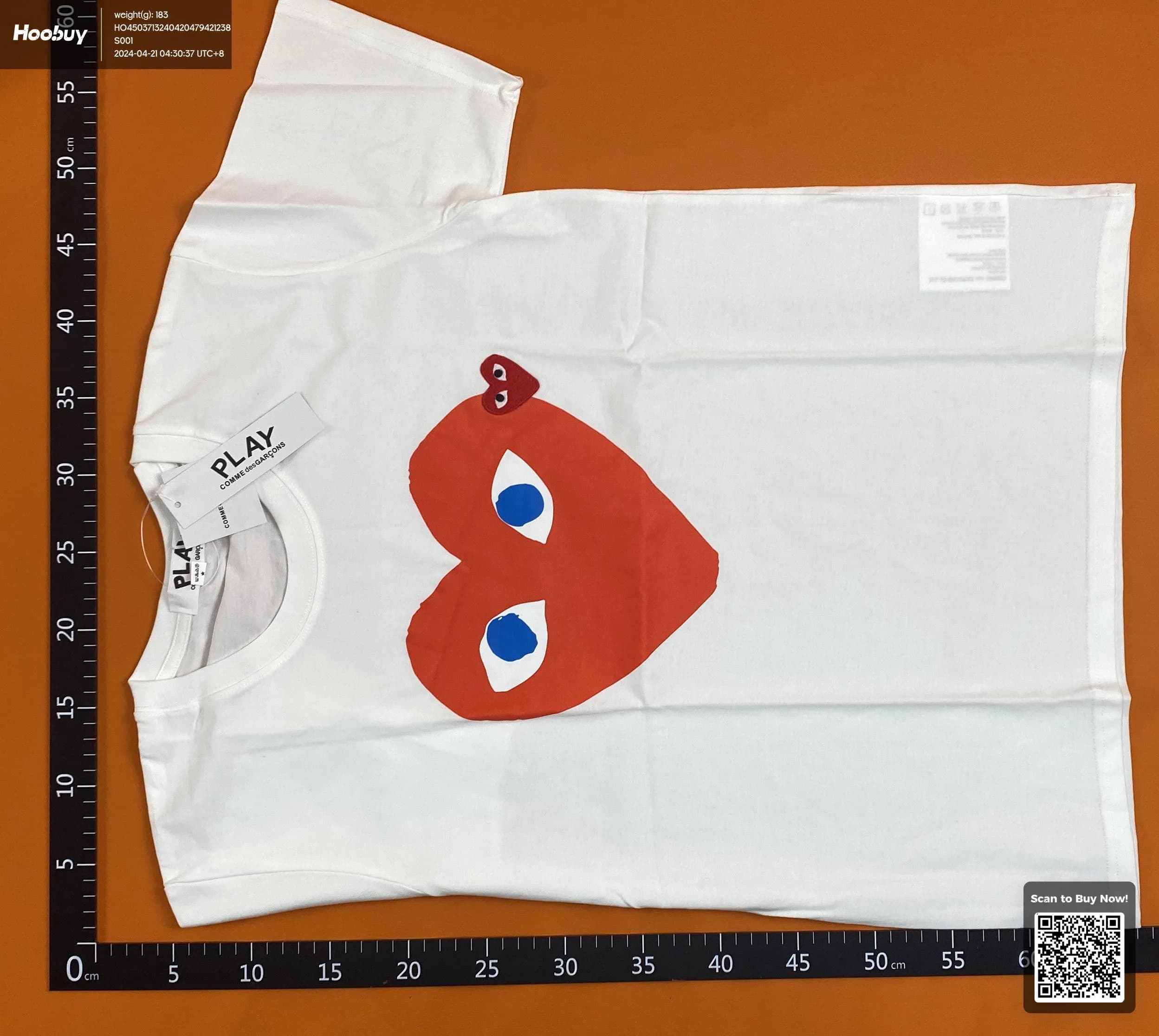 Commes de garcons shirt - OrientDig Spreadsheet