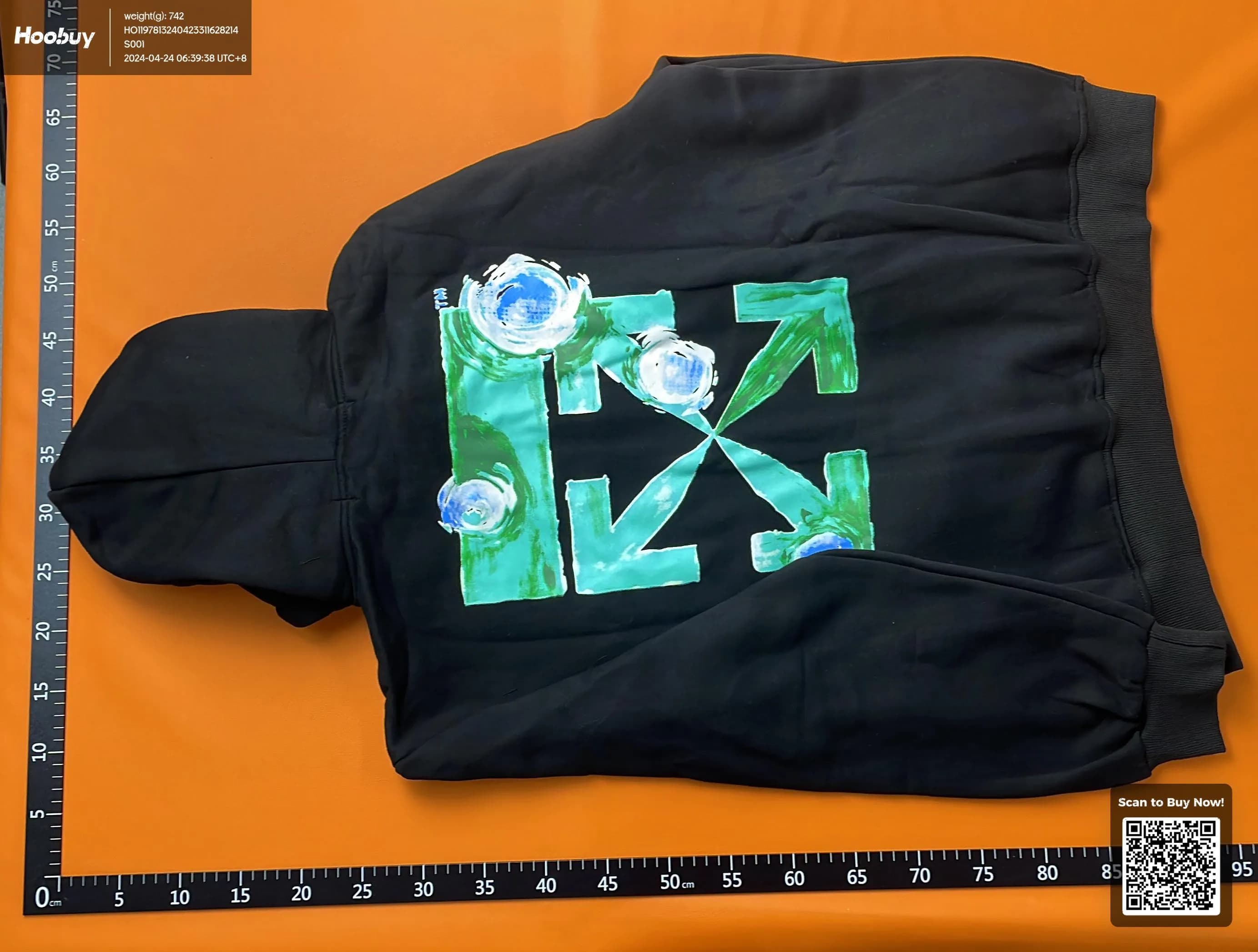 Off White hoodie - OrientDig Spreadsheet