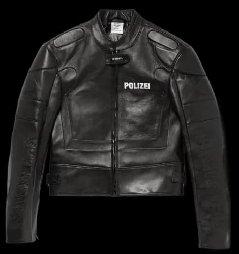 VETEMENTS POLIZEI BOMBER JACKET