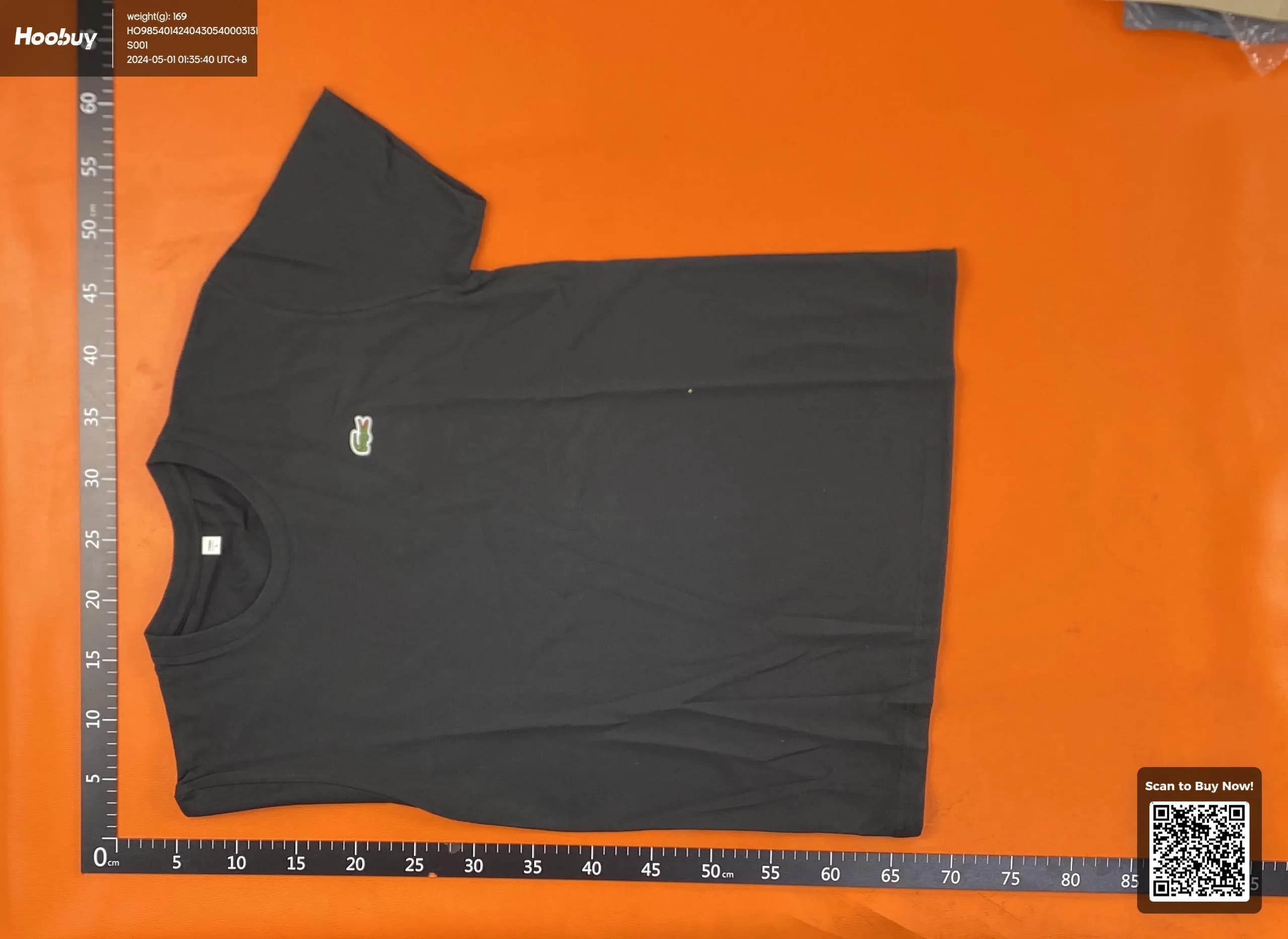 Lacoste t-shirt - OrientDig Spreadsheet