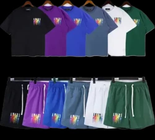Amiri Set Tee + Shorts