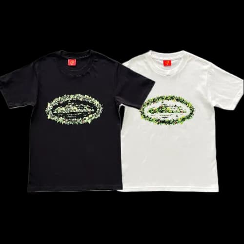 corteiz tees round grass