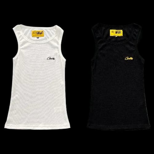 corteiz tanktops Men's black - white