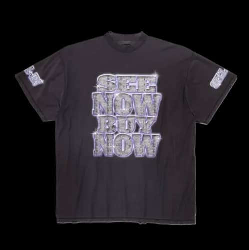 BALENCIAGA SEE NOW BUY NOW TEE