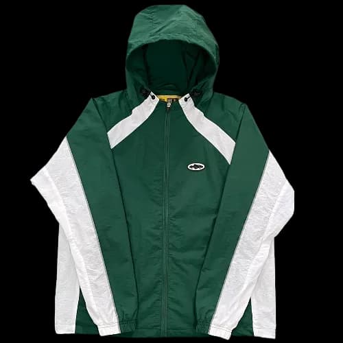 corteiz jacket White and Green