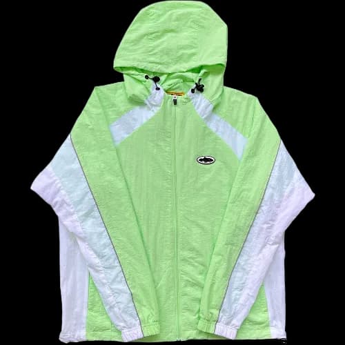 corteiz jackert Alcatraz Sun & Rain Shorts-Mint Green