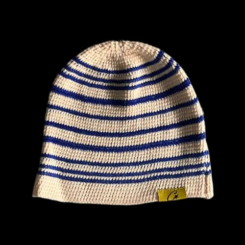 corteiz beanie beige cold