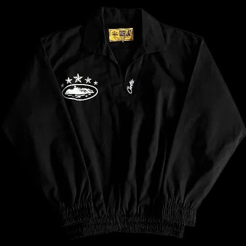 corteiz jacket 5th Anniversary Black