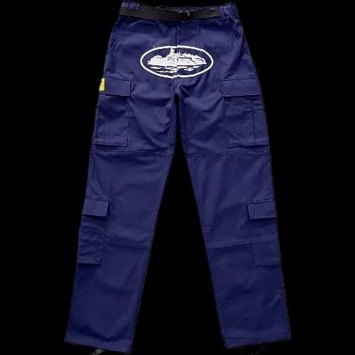 corteiz pants Cargo Navy Blue