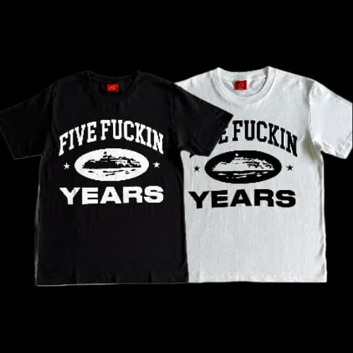 corteiz tees five fucking years