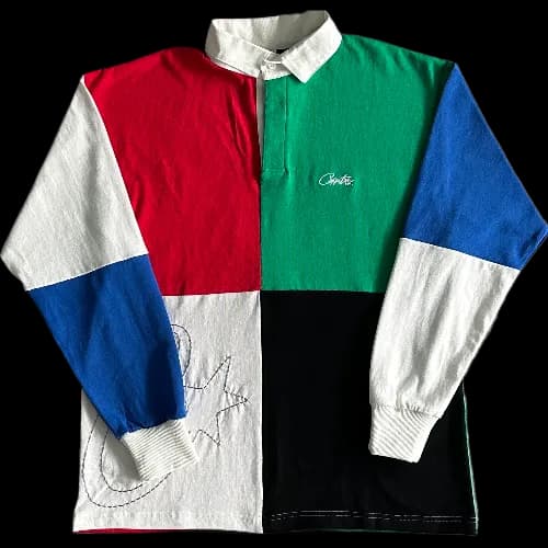corteiz longsleeve Color Block Polo