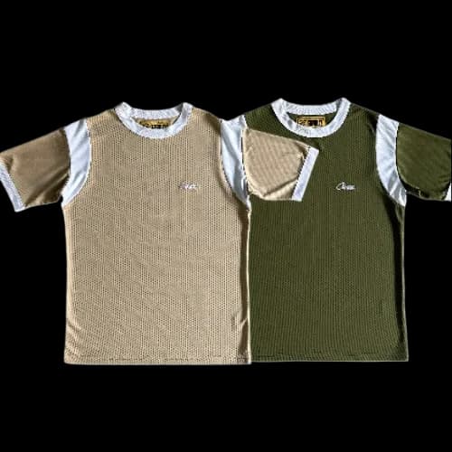 corteiz tees numbers sleeve mesh