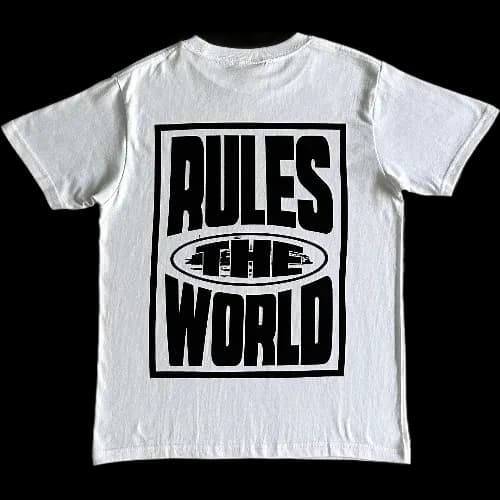 corteiz tee rules the world