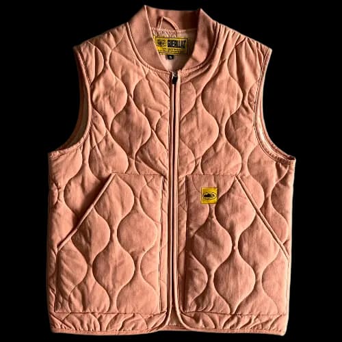 corteiz vest gilet jacket Guerillaz Quilted - Pink