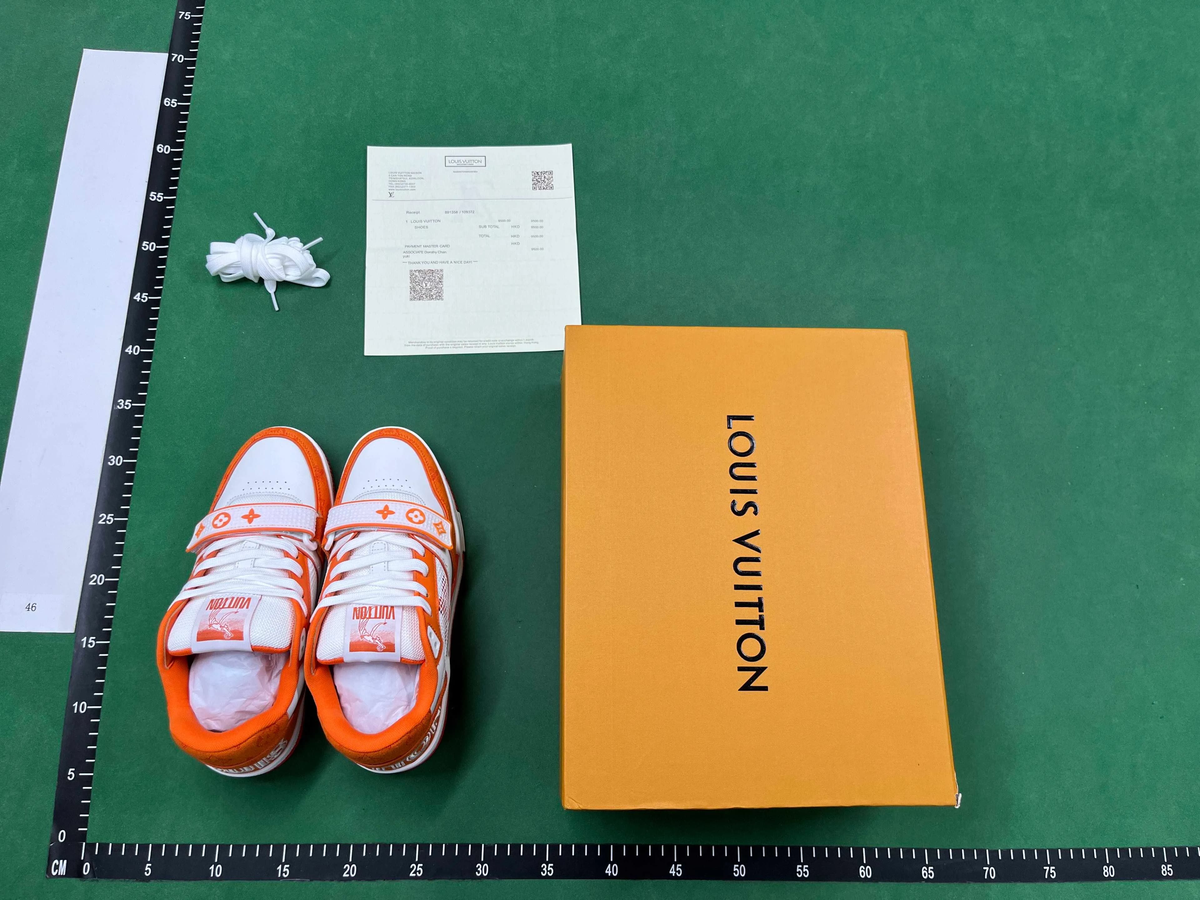 Orange LV Sneakers - Image 2