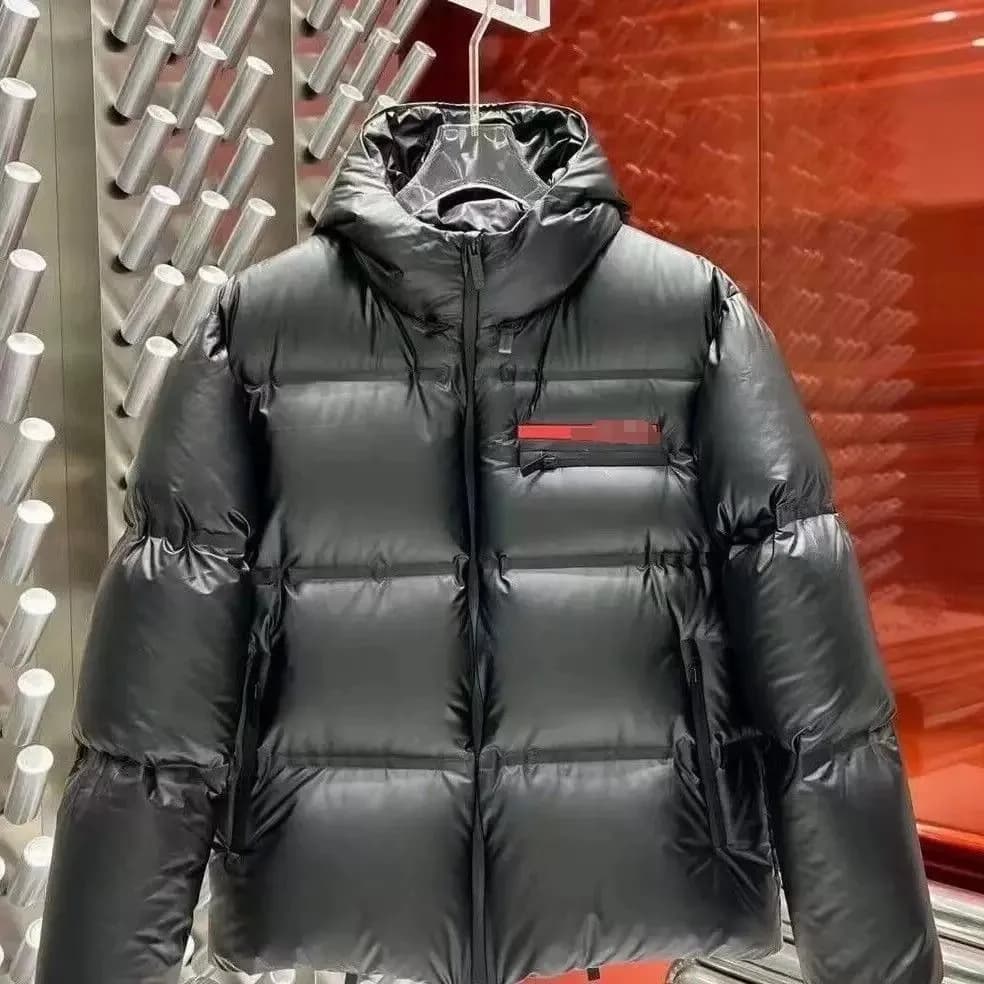 PR欧洲站冬季潮牌御寒蓬松面包棉服休闲连帽短款加厚男女外套 (26)