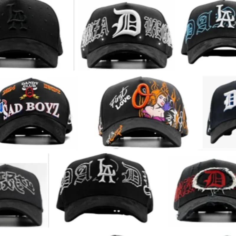 Popular hip hop trend DANDY peaked cap baseball cap adjustable anime hip hop baseball cap for men and women wholesale 18