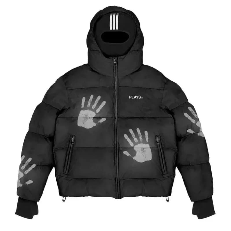 2025 Autumn and Winter Hooded Sports Cotton Jacket White Goose Down Loose Large Size Warm Cotton Jacket Y2K Street Wholesale INS 13