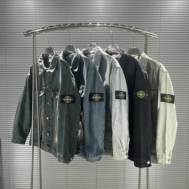 Trendy brand Stone Stone Bird Heavy Industry Denim Jacket High quality Trendy Top Washed and Distressed Couple Style 26