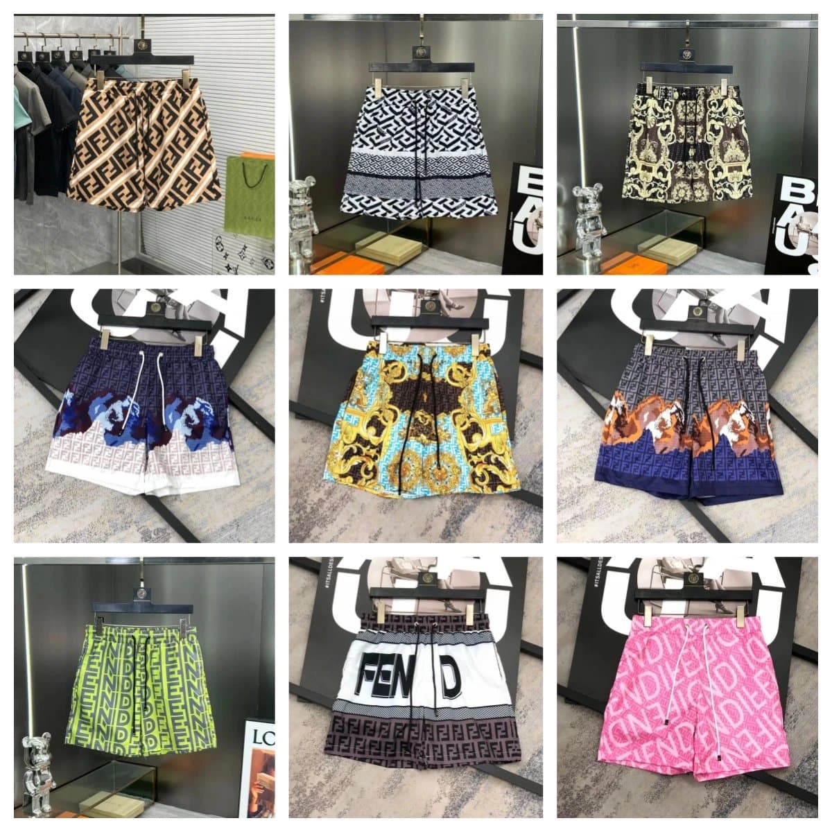 Fendi Double F Water-Reveal Beach Shorts - OrientDig Spreadsheet