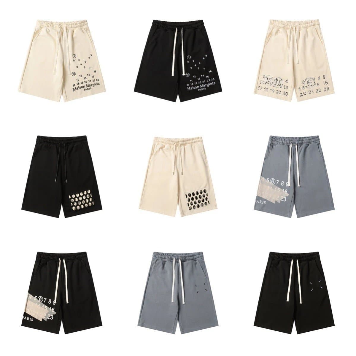 Number Print Sweat Shorts - OrientDig Spreadsheet