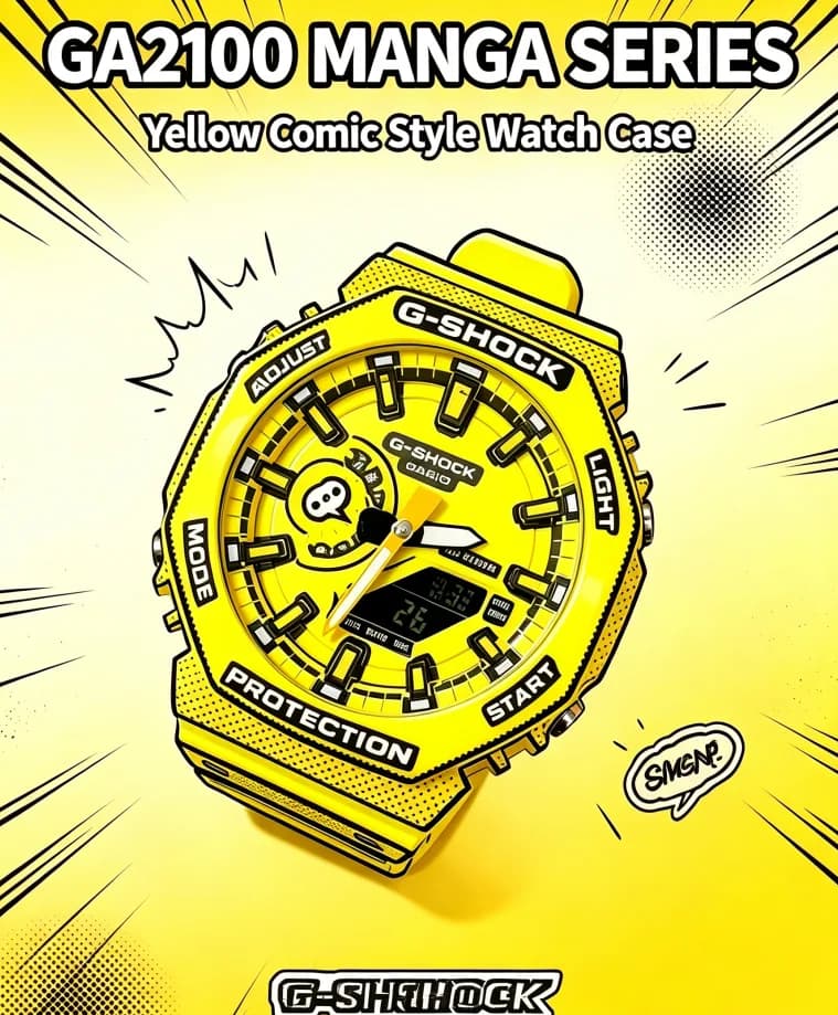 Casio G-Shock GA-2100 Watch - OrientDig Spreadsheet