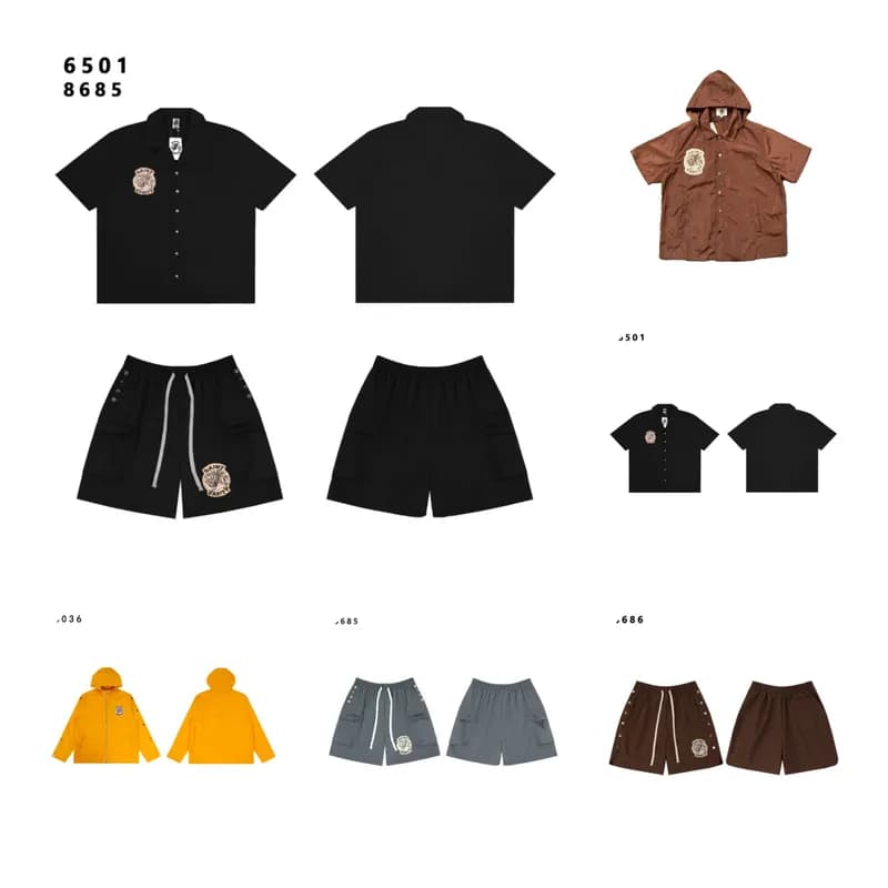 Saint Vanity Embroidered Hooded Shirt & Shorts Set - OrientDig Spreadsheet