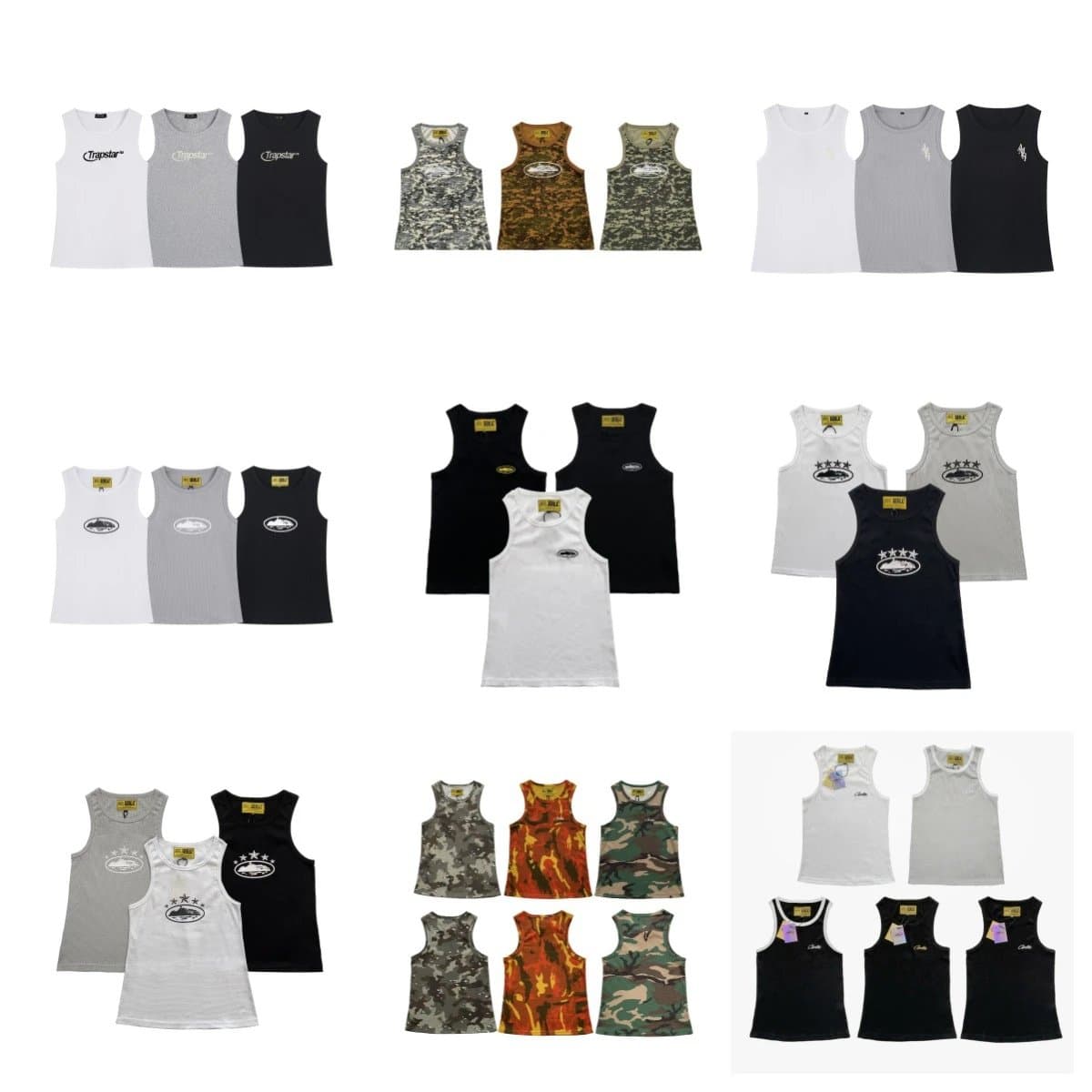 Camo Print Streetwear Tank Top - OrientDig Spreadsheet
