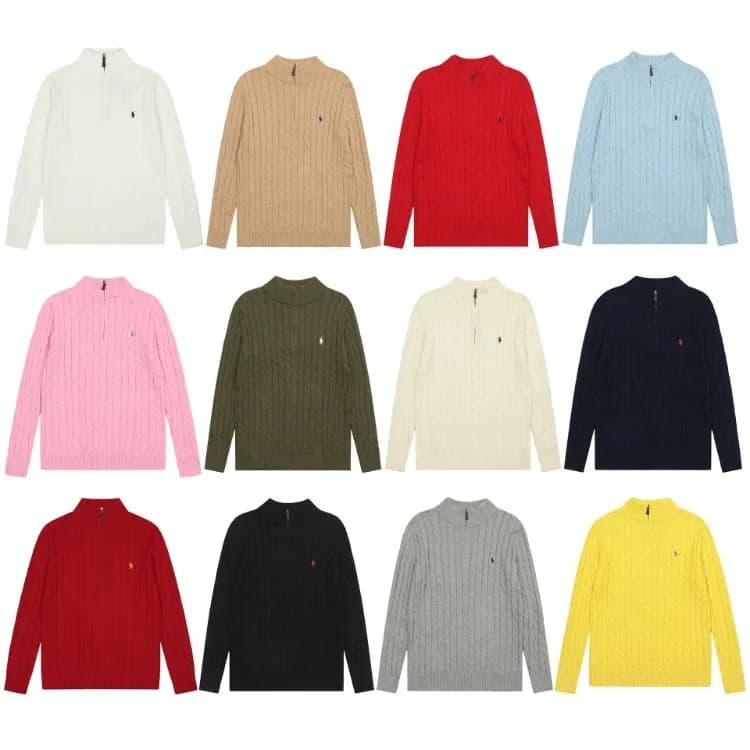Polo Ralph Lauren Half-Zip Cable Knit Sweater - OrientDig Spreadsheet