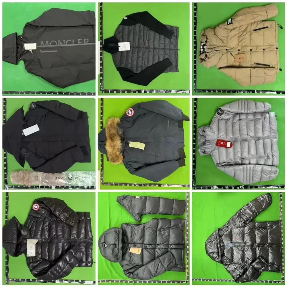 Moncler & Canada Goose Down Jacket Collection - OrientDig Spreadsheet