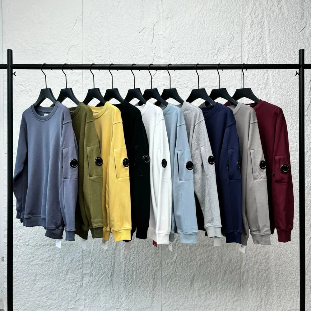 C.P. Company Lens Crewneck Sweatshirt - OrientDig Spreadsheet