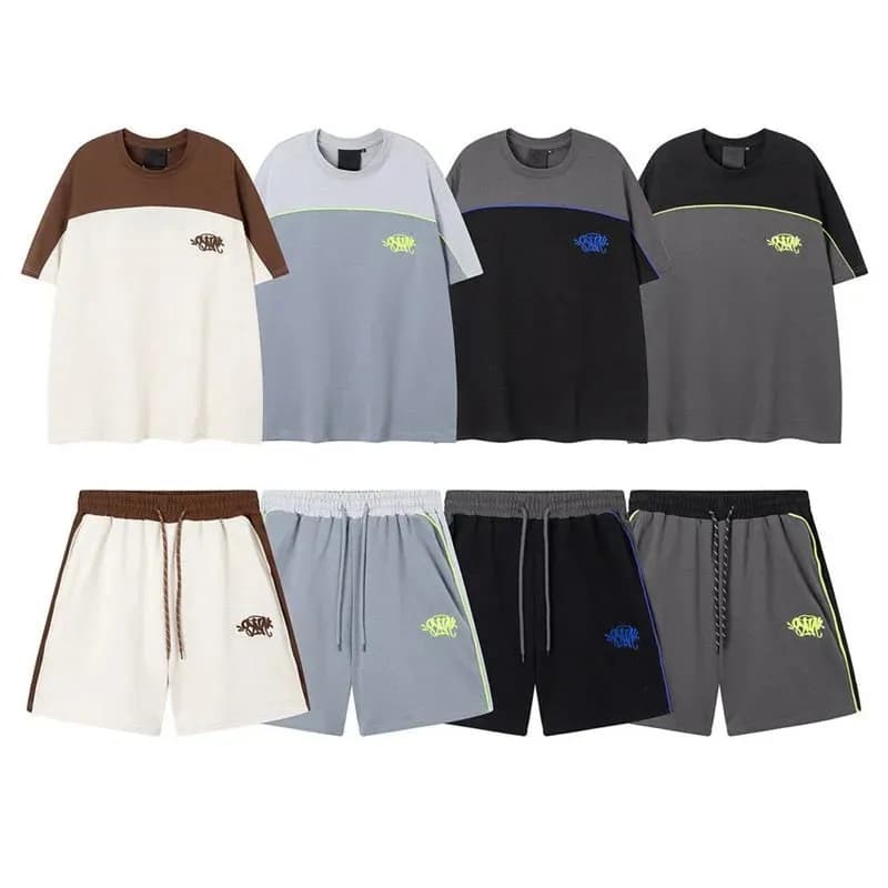 S-y-n-a 刺绣字母拼色休闲套装 (12) - OrientDig Spreadsheet