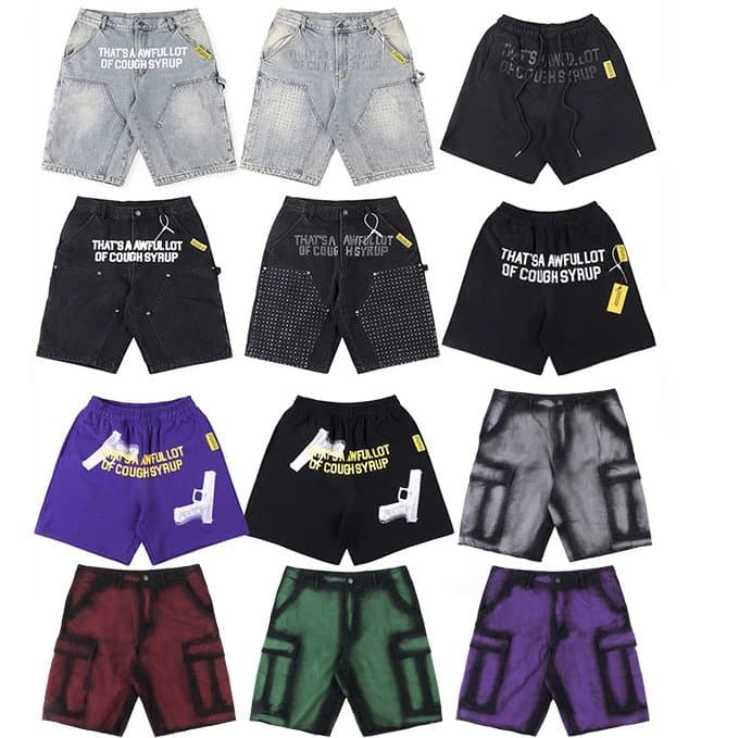Cough Syrup Style Denim Shorts - OrientDig Spreadsheet