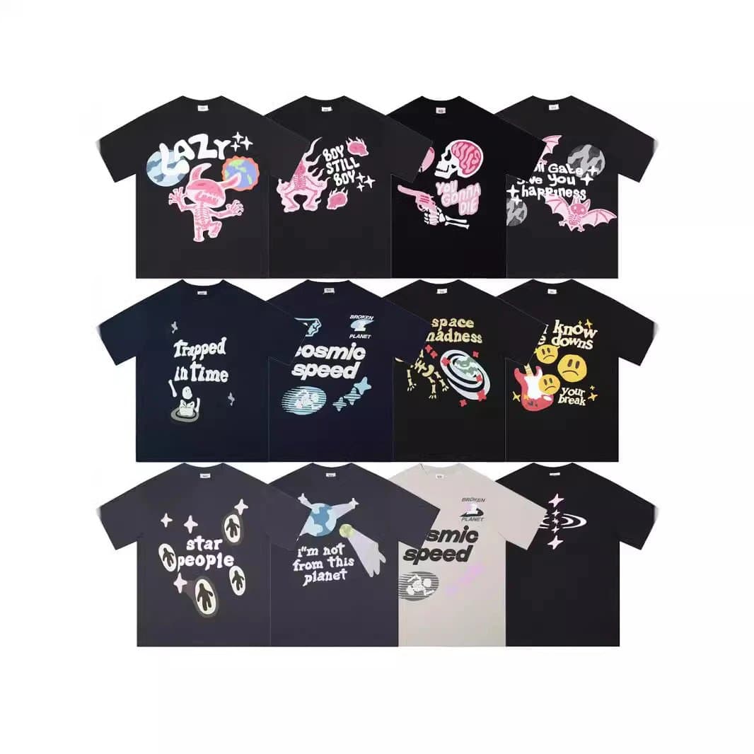 Broken Planet Style Graphic Tee - OrientDig Spreadsheet
