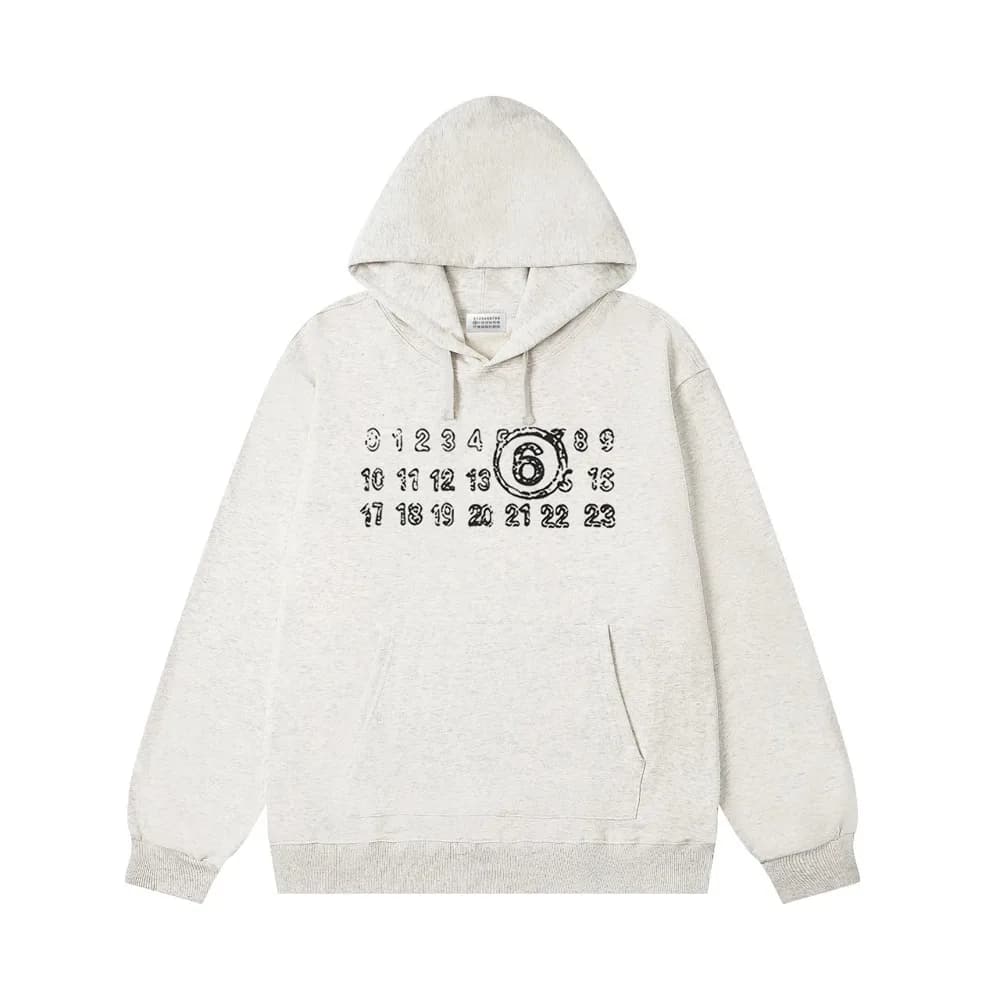 MM6-Style Numbers Logo Hoodie - OrientDig Spreadsheet