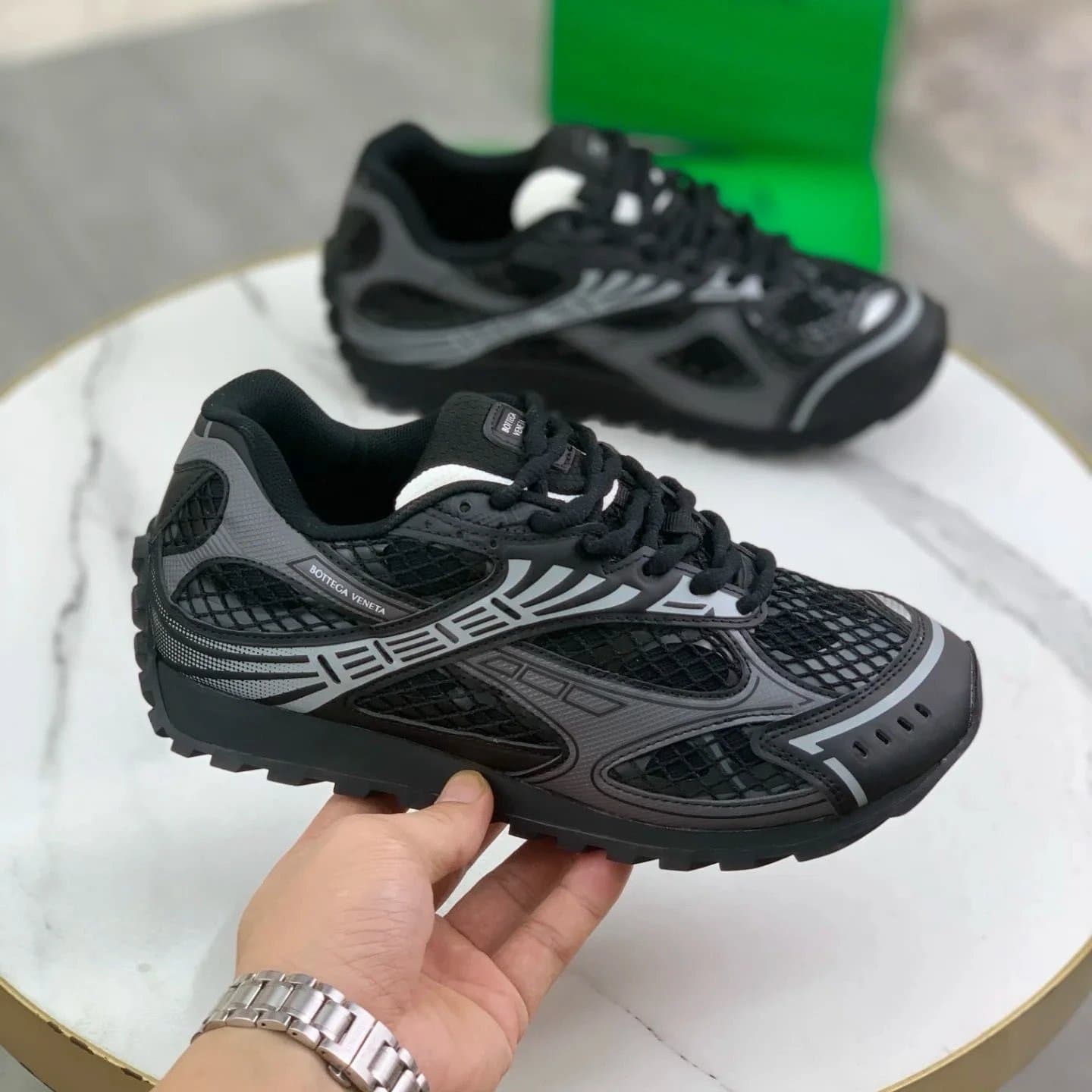 Platform Mesh Retro Sneakers - OrientDig Spreadsheet