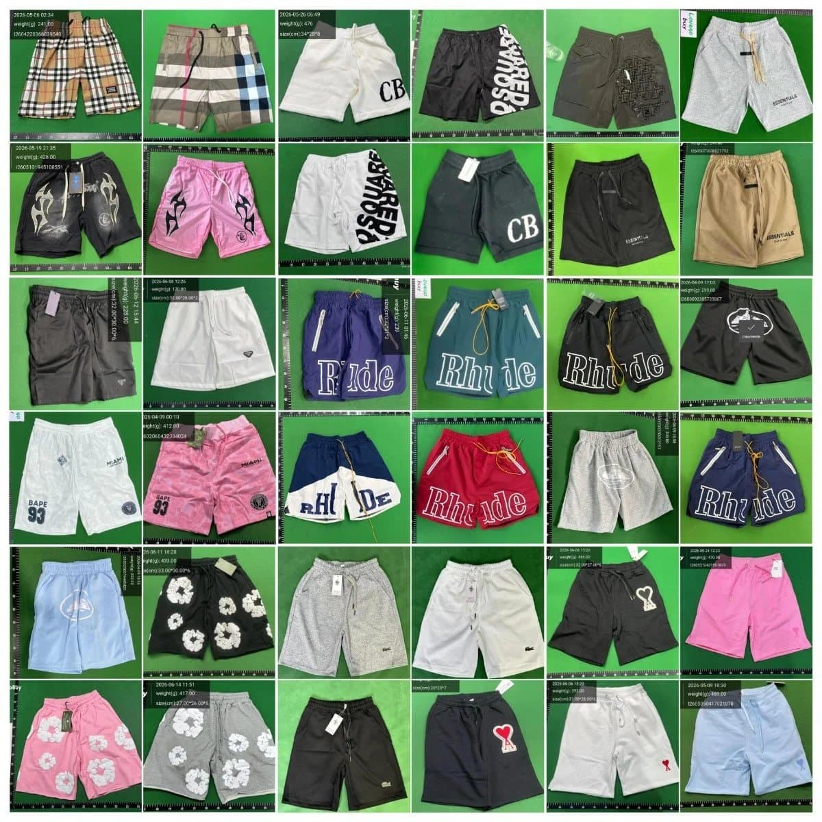 Logo Print Casual Shorts - OrientDig Spreadsheet