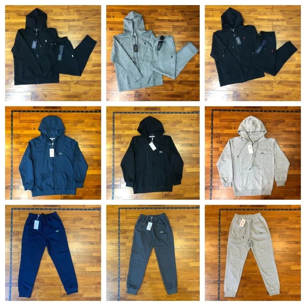 Polo-Style Fleece Hoodie & Jogger Set - OrientDig Spreadsheet