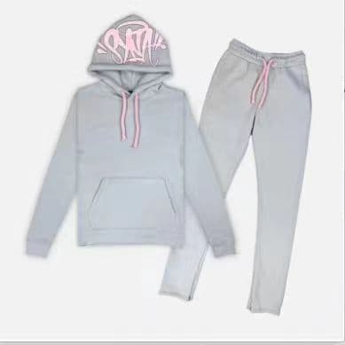 SynaWord high street fashion brand suit men ins trend hip-hop hoodie syna printed sweater suit - OrientDig Spreadsheet
