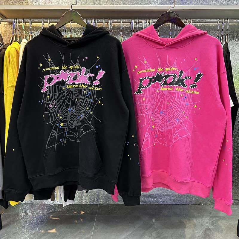 Wholesale European and American hip-hop singers same style foam letters 555555 printed men and women couple sweater hoodie suit