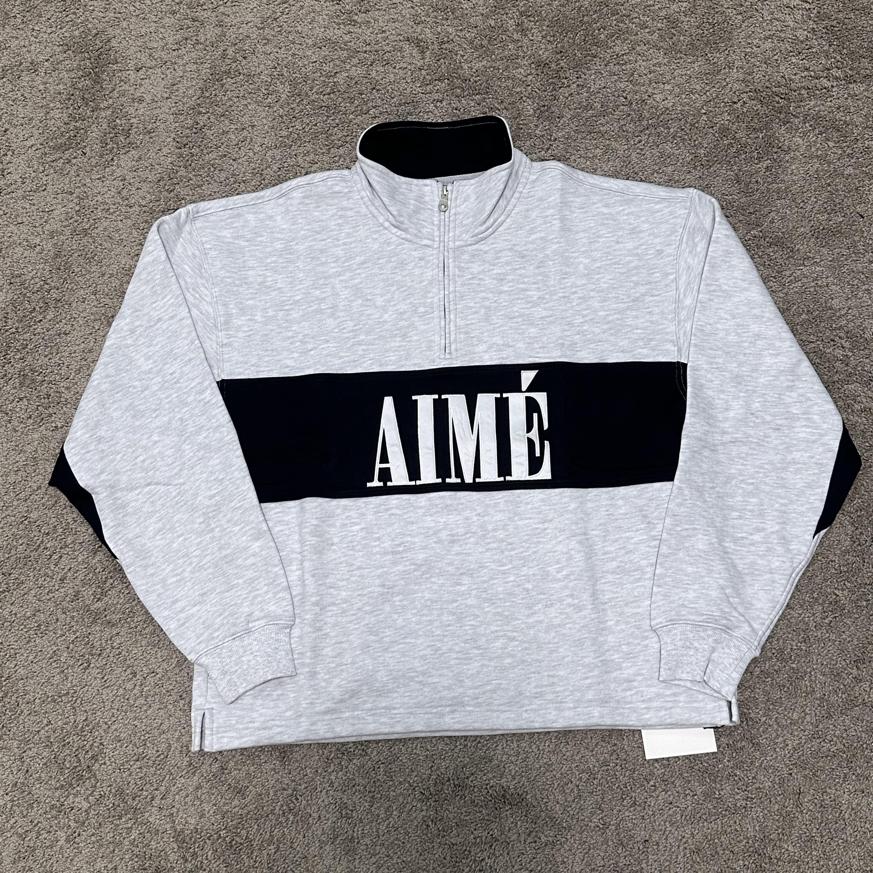 Aime Half Zip Up Crewneck