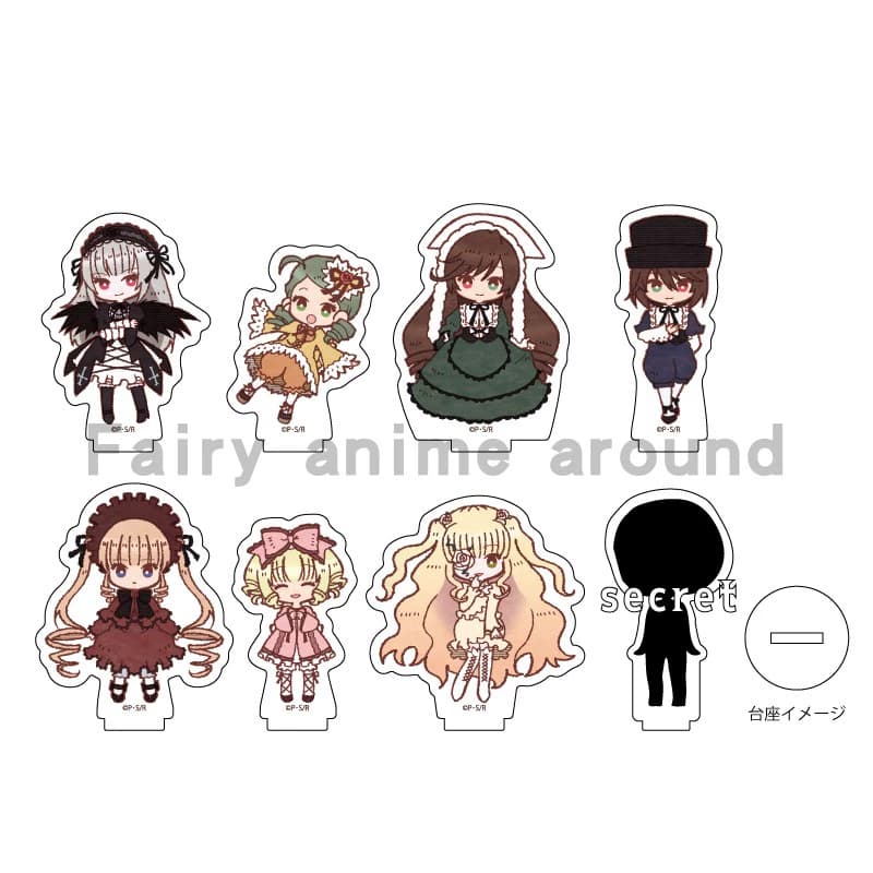Rozen Maiden 06 peripheral red snow flower crystal mercury lamp gold series sparrow berry acrylic stand anime ornaments