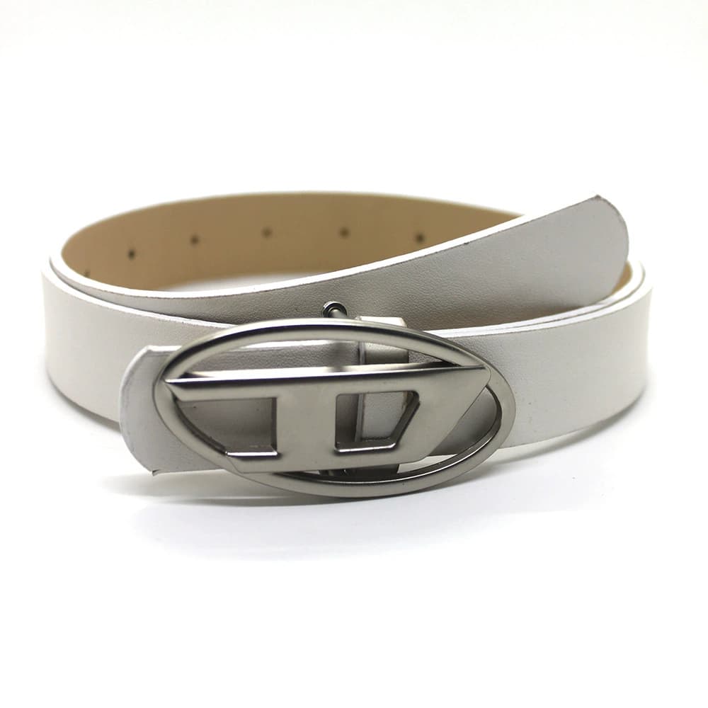 Korean trend New Letter D oval metal snap button men and women all-match decoration belt fashion matching jeans - OrientDig Spreadsheet