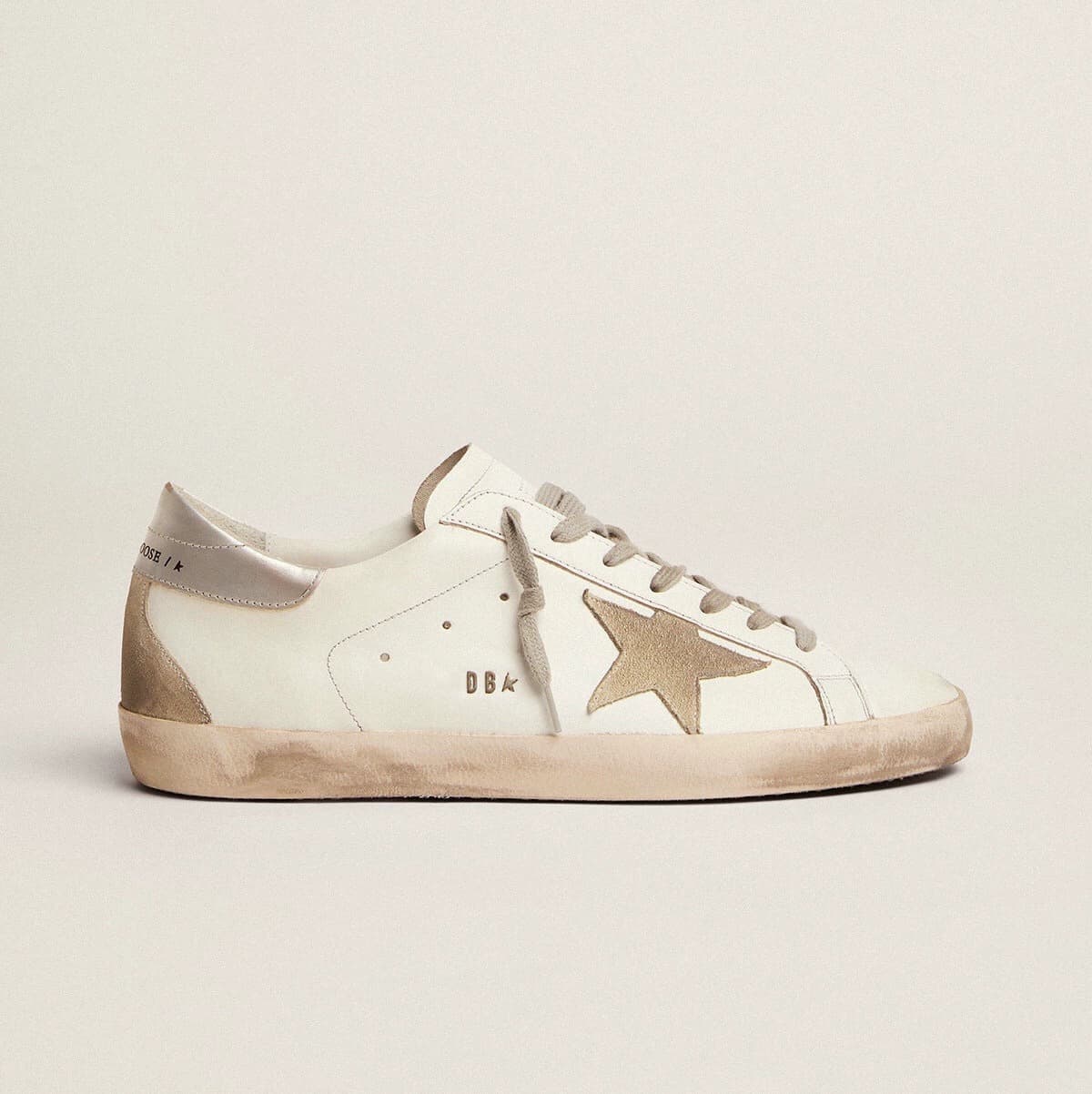 South Korea GG distressed star little dirty shoes women's 2022 classic all-match men's sneakers height increasing insole dirty cowhide easy wear shoes
