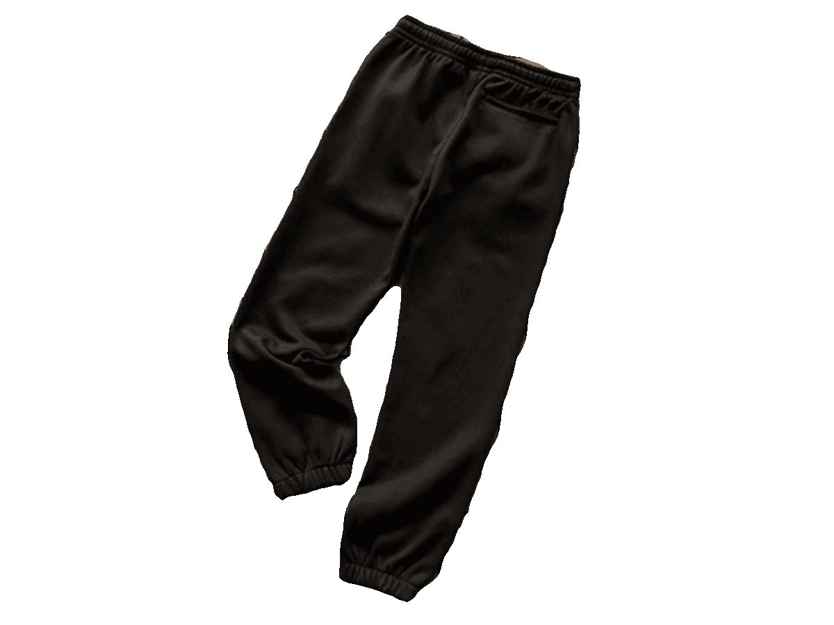 Two-tone trousers with a piece under the left pocket 02470721