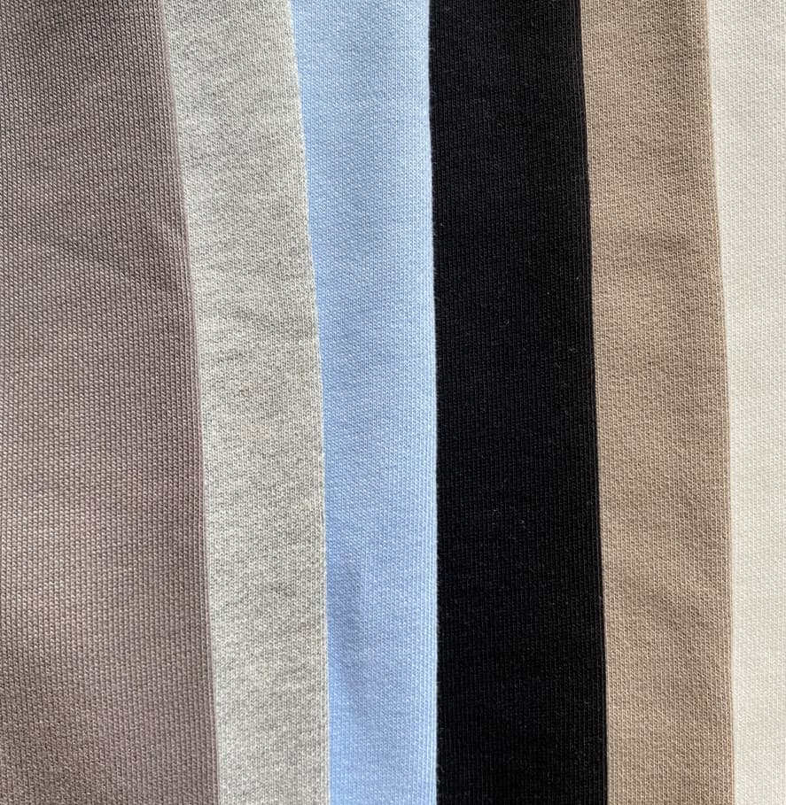 High-end custom-made clothing fabrics for casual hoodies and sweatshirts