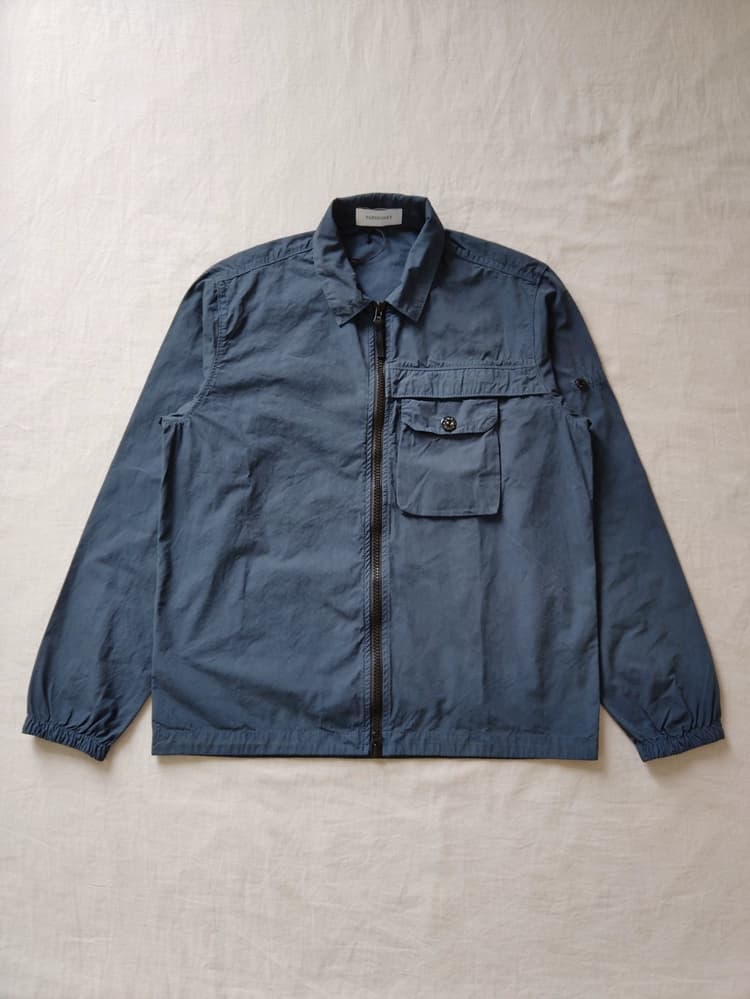 20FW 107WN OVERSHIRT OLD GARMENT DYE TOPSTONEY GARMENT dyed shirt