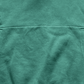 Terry fabric customizable men's hooded sweatshirt