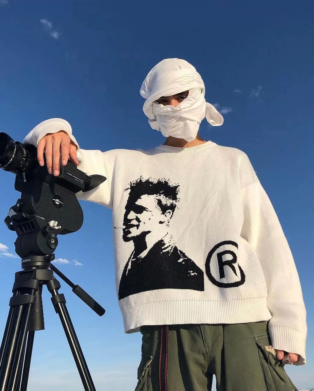 FLA自主JOY DIVIZN STREETWEAR套头针织圆领毛衣卫衣冬季长袖高街